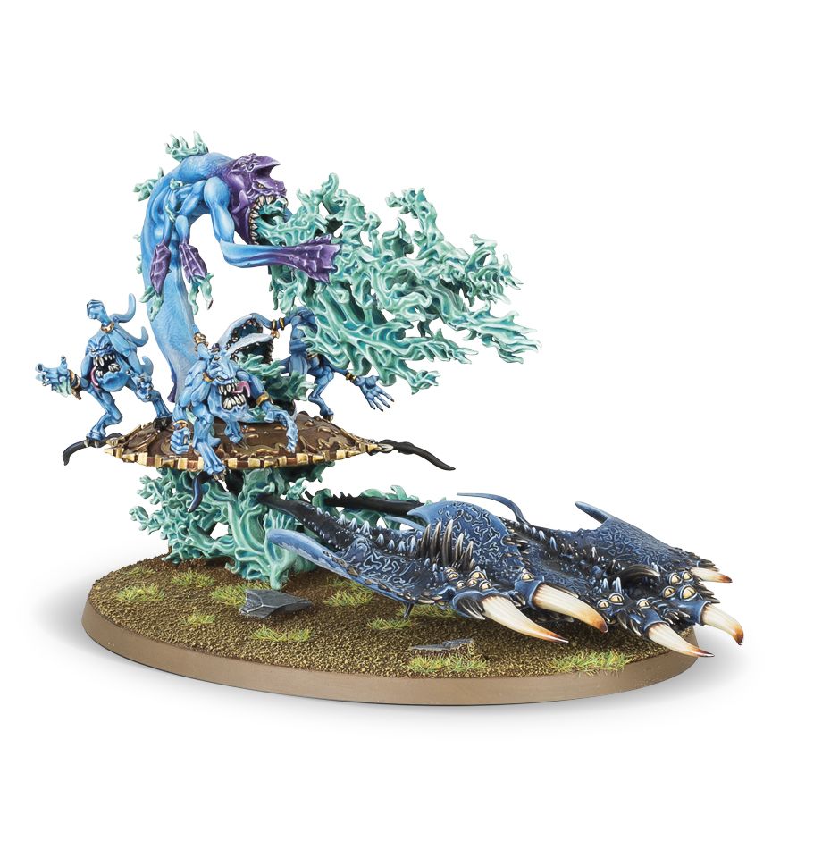 WARHAMMER AOS Disciples of Tzeentch: Fateskimmer, Herald of Tzeentch on Burning Chariot-1585552082.jpg