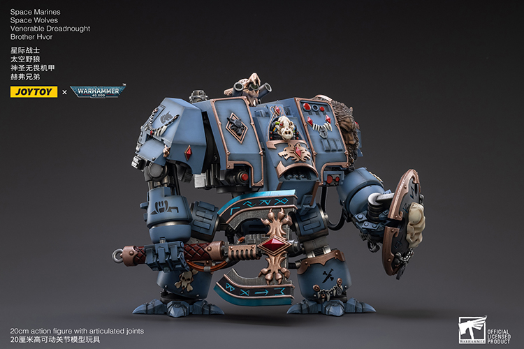 (JOYTOY) Space Marines Space Wolves Venerable Dreadnought Brother Hvor JT2764-1682774964.jpg