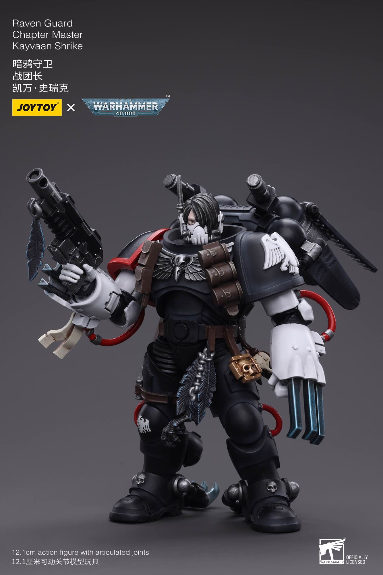 [JoyToy] Action Figure Warhammer 40K Raven Guard Chapter Master Kayvaan Shrike JT6427-1687172869.jpeg