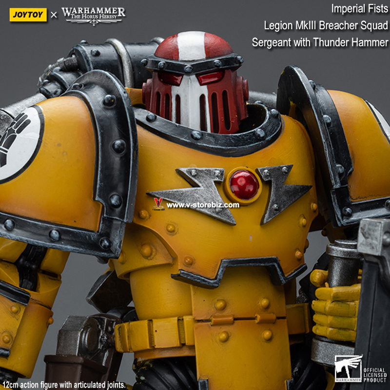 [JOYTOY]Imperial Fists Legion MkIII Breacher Squad Sergeant with Thunder Hammer JT9107-1711266255-VRDXX.jpg
